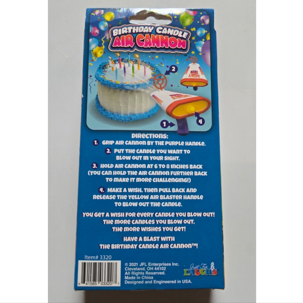 Birthday Candle Air Cannon - Picture 2 of 2